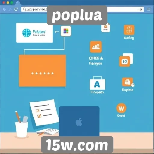 Dicas de navegação e funcionalidades do site Poplua